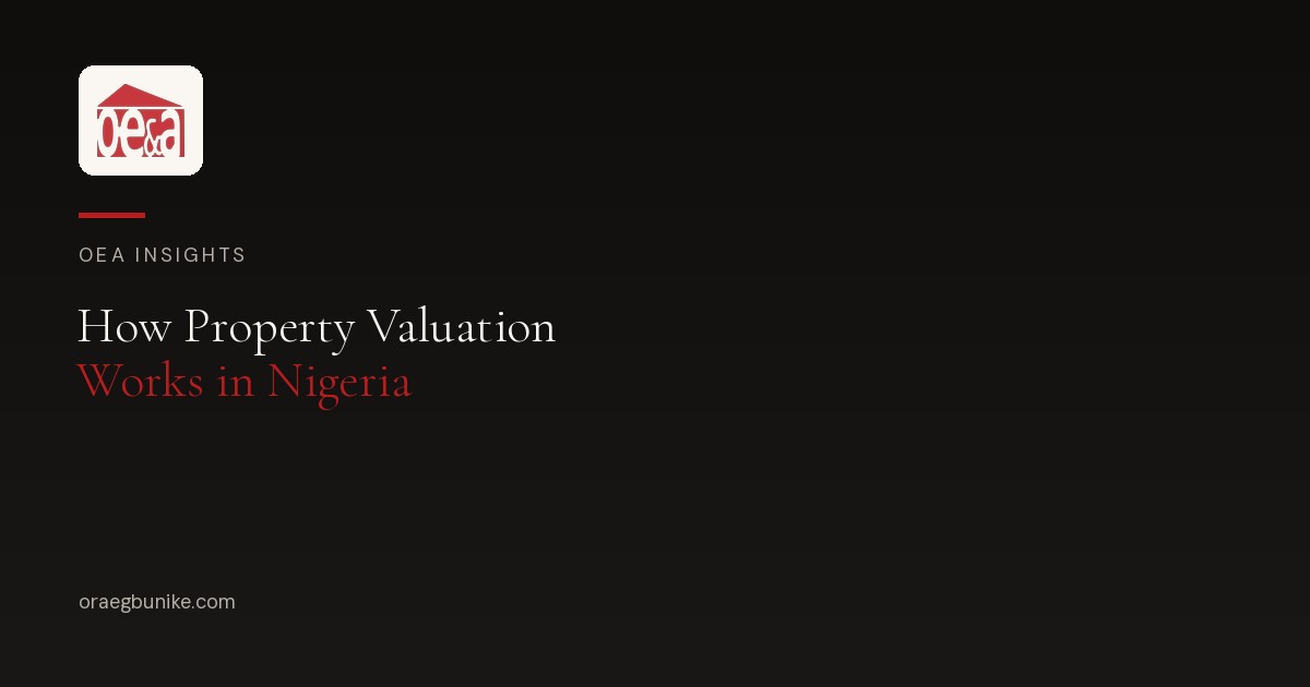Property valuation Nigeria